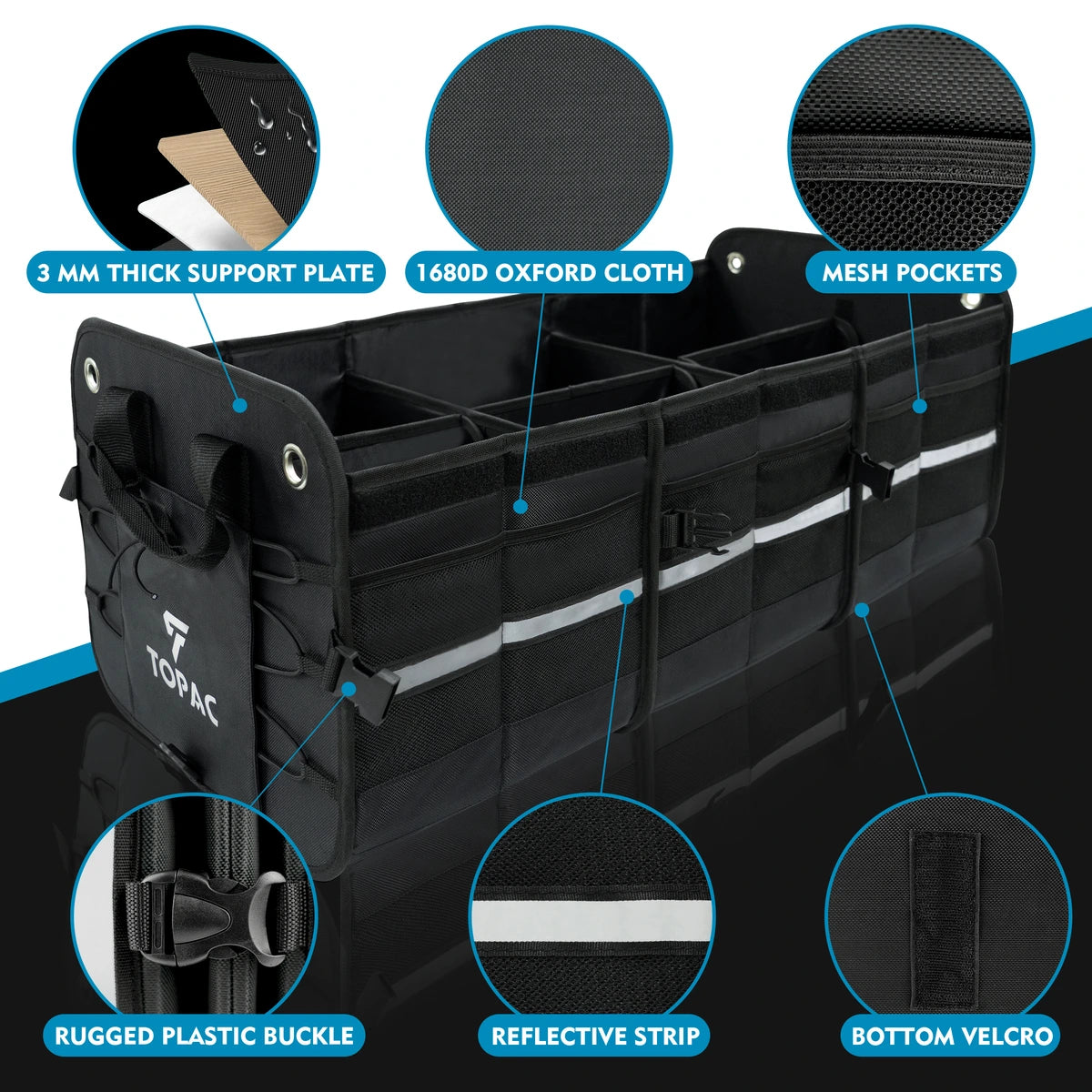 Penyusun Batang 3 Petak dengan Beg Penyejuk