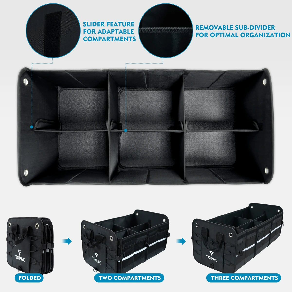 Penyusun Batang 3 Petak dengan Beg Penyejuk