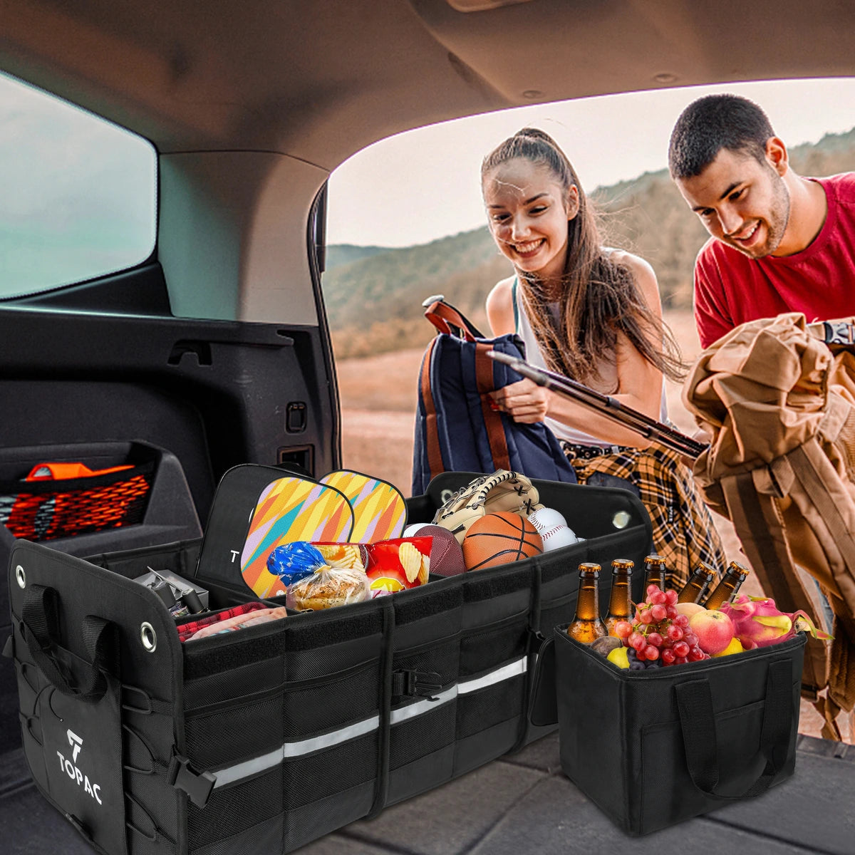 Penyusun Batang 3 Petak dengan Beg Penyejuk