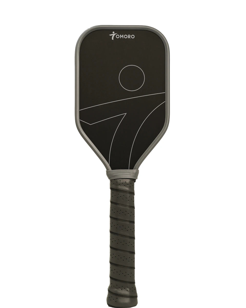 Raw Carbon Fiber Pickleball Training Paddle 16mm Sweet Spot Trainer