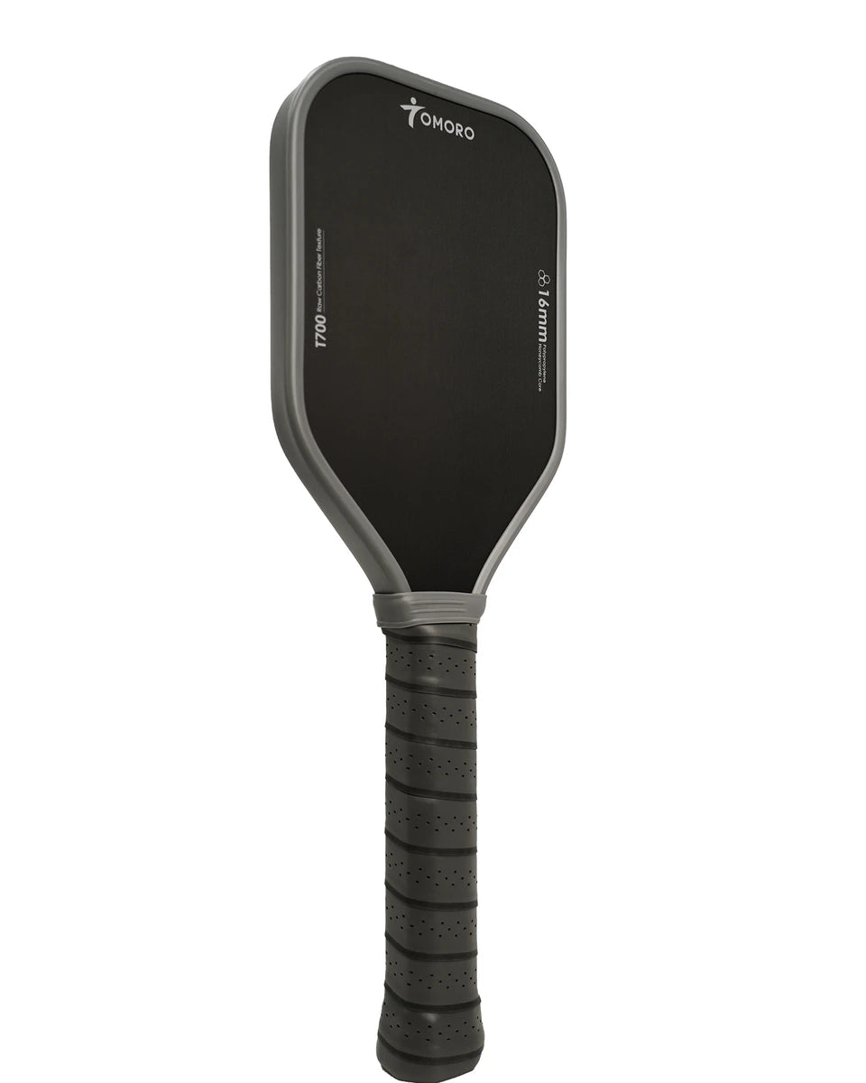 Raw Carbon Fiber Pickleball Training Paddle 16mm Sweet Spot Trainer
