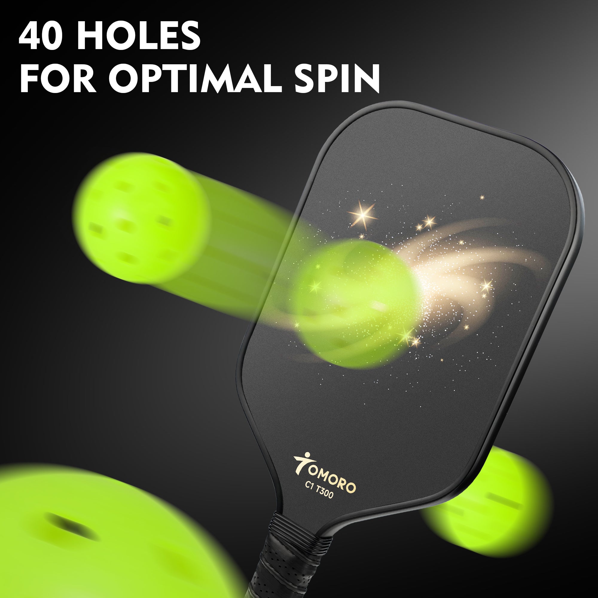 Pickleball Outdoor Balls 6 Pack | TOMORO