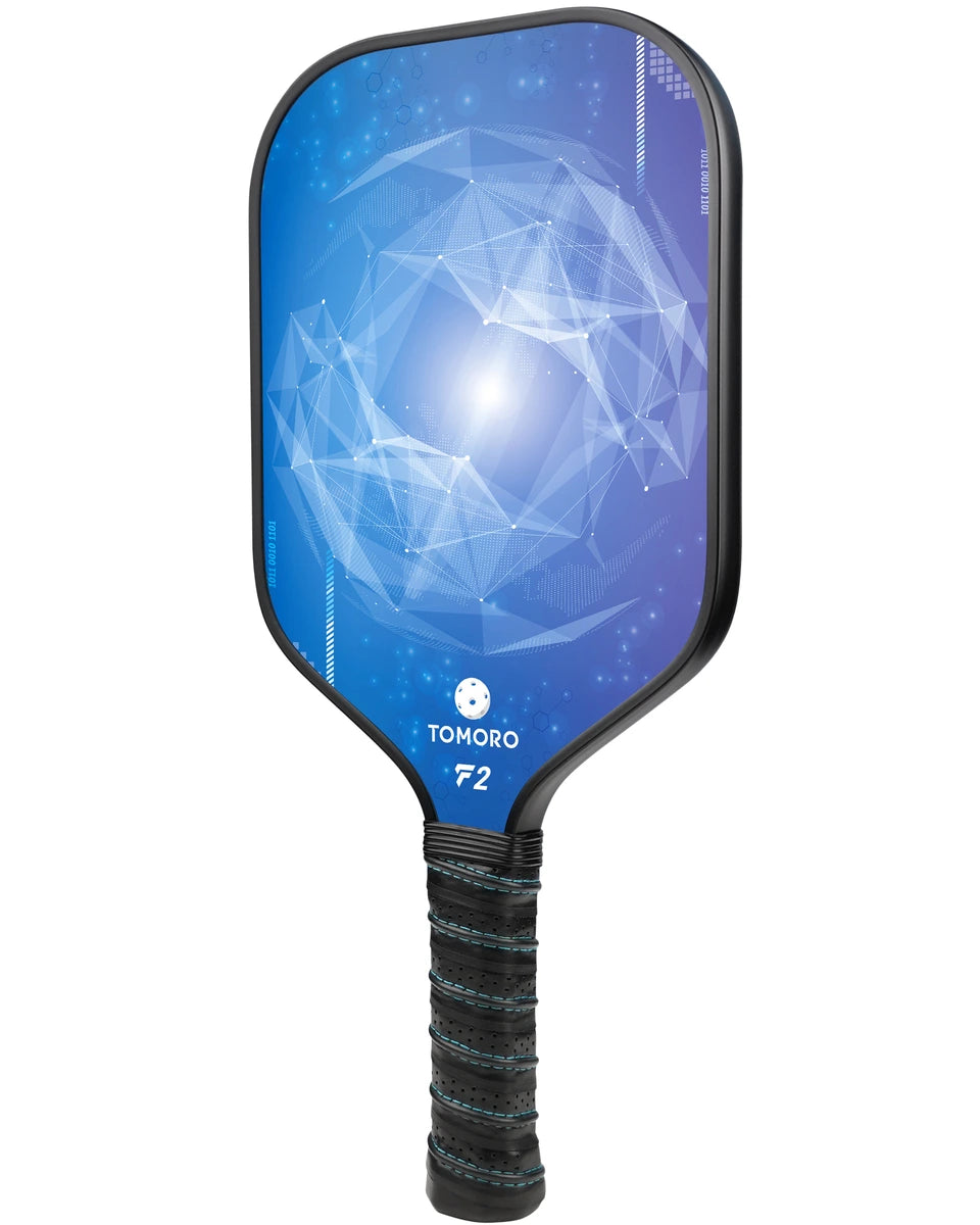 Pickleball Paddle 16mm Galaxy Blue F2 untuk Pertengahan