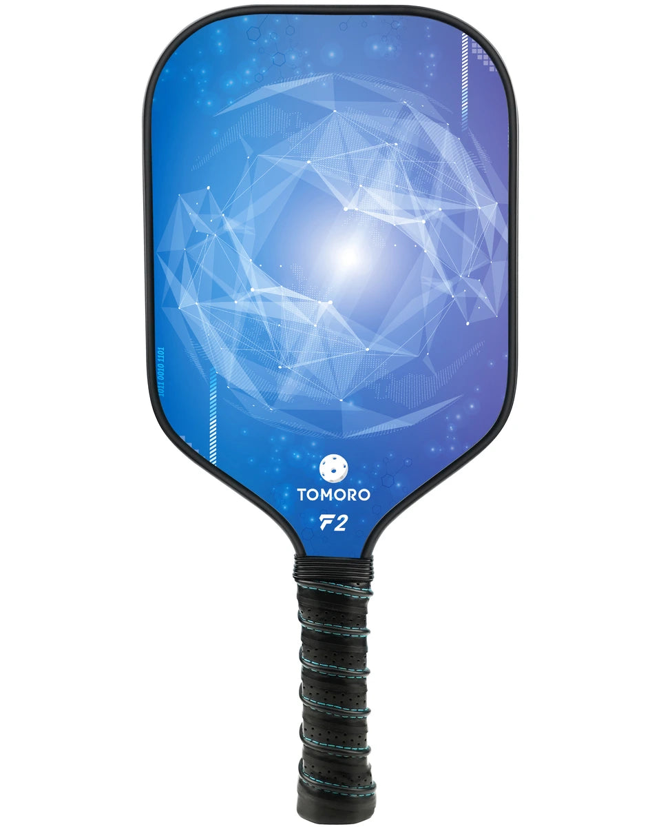 Pickleball Paddle 16mm Galaxy Blue F2 untuk Pertengahan
