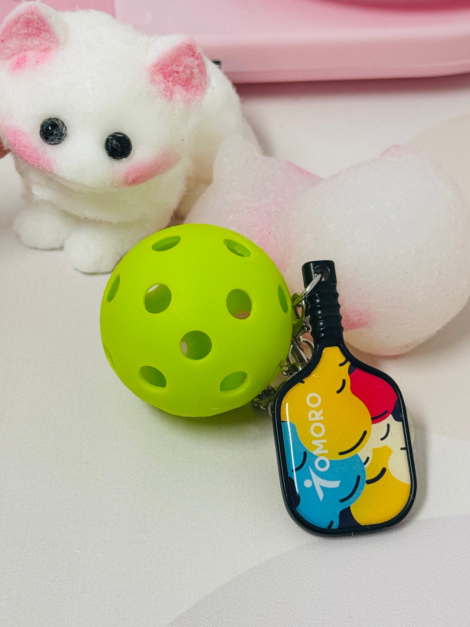 B2B TOMORO Pickleball Keychain - MOQ 2pcs - PKHSG-FZ02/FZ04
